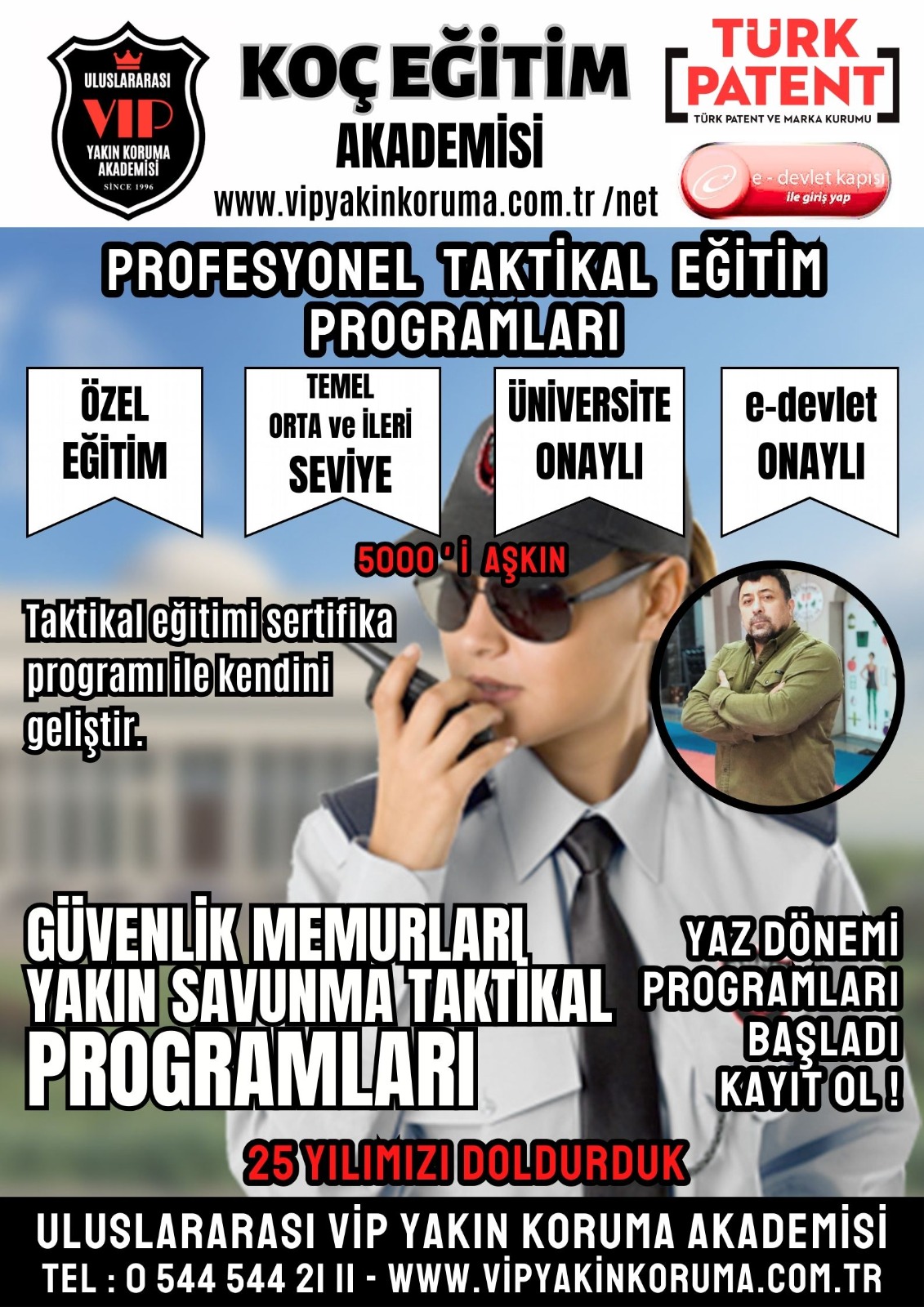 GÜVENLİK MEMURLARINI YAKIN SAVUNMA TAKTİKAL PROGRAML